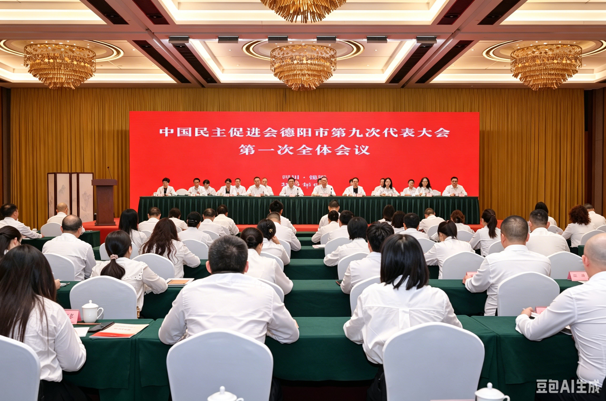 中国民主促进会德阳市第九次代表大会胜利召开