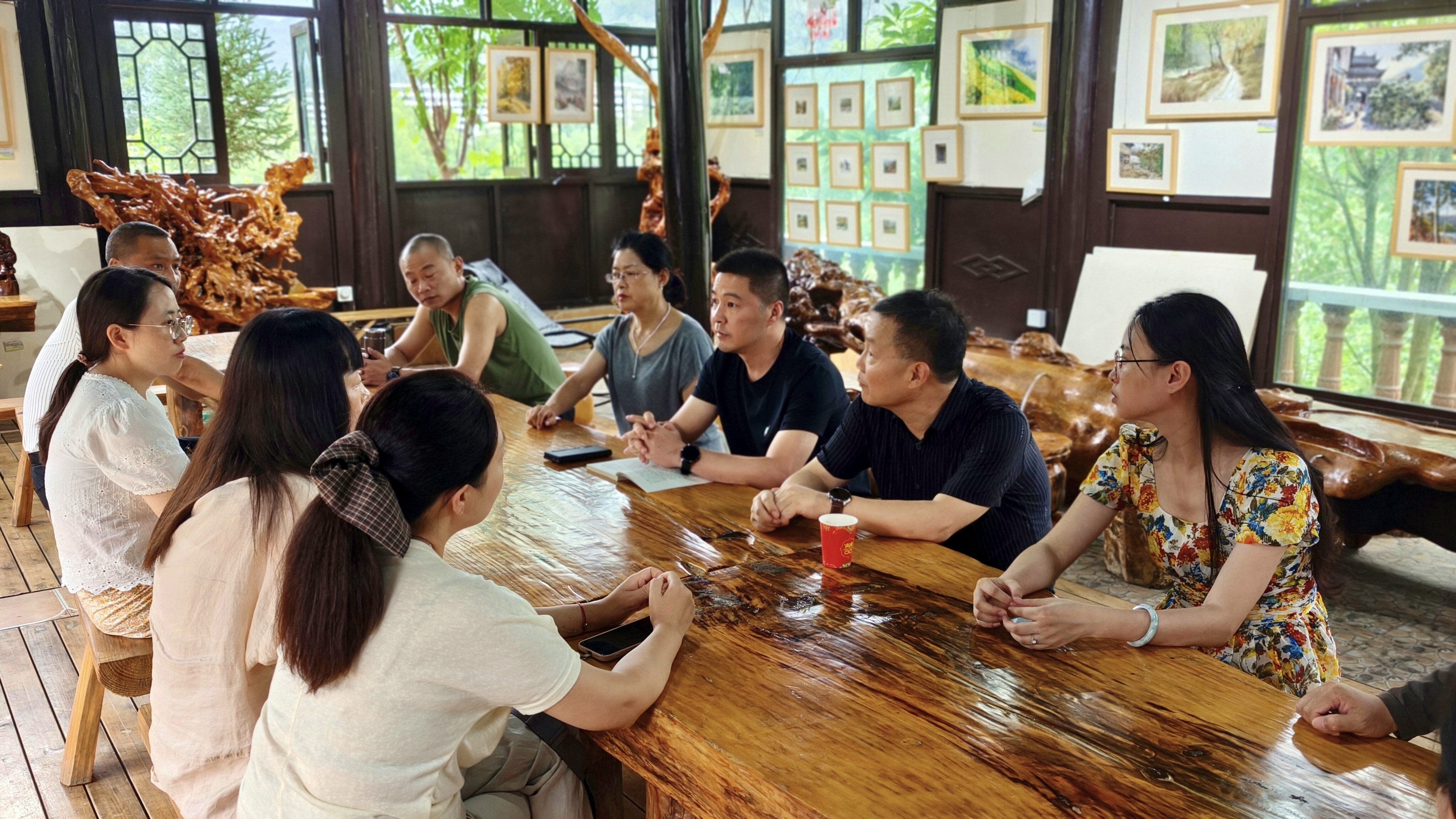 民进广元市直属一支部开展“清凉暑假·古镇赋能”主题实践活动